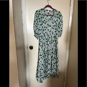 Zara floral maxi dress